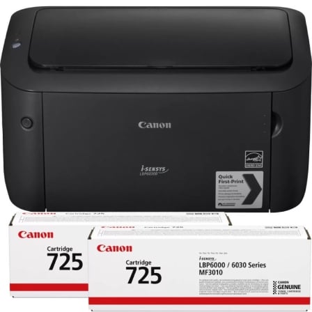 Impresora Láser Monocromo Canon I-SENSYS LBP6030B/ Negra